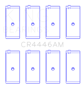 King Engine Bearings Toyota 3K/4K (Size STD) Rod Bearing Set