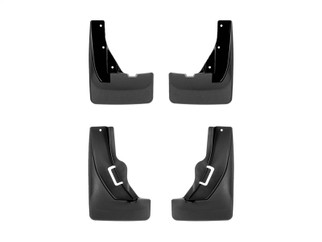 WeatherTech 22-23 Nissan Pathfinder Front & Rear No Drill Mudflaps - Black