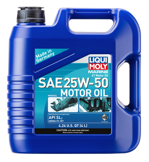 LIQUI MOLY 4L Marine 4T Motor Oil SAE 25W50