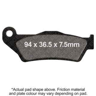 EBC 09-24 KTM SX 250 2T Front Left R Series Sintered Brake Pads