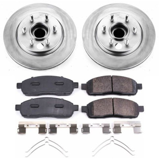Power Stop 06-08 Lincoln Mark LT Front Z17 Coated Brake Kit