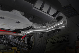 PERRIN 15-21 Subaru STI/15-25 WRX SS Dual Tip Axle Back Exhaust (Fits OE/AM Ctr Pipes)