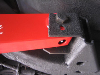 UMI Performance 59-64 GM B-Body Rear Suspension Kit 4-Link- Chevy only - Red