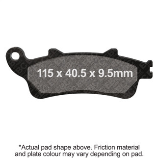 EBC 01-07 Honda NSS 250 Reflex Front Left FA-SFA-X Brake Pads