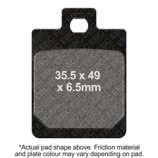 EBC 97-05 Piaggio LT 50 Front Left/Right FA-SFA-X Brake Pads