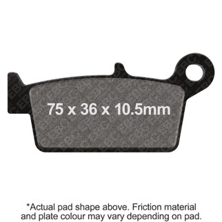 EBC 92-95 Honda CR 80 R Rear Left/Right Sintered MXS Series Brake Pads