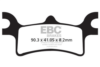 EBC 05-06 Polaris Trail Blazer 250 Front Left/Right R Series Sintered Brake Pads