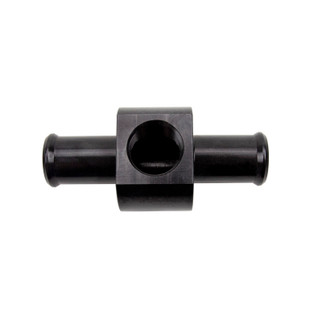 Wehrli 3/4in Hose Barb Straight w/ 1/2in NPT Port Billet Aluminum Adapter Fitting - Black Anodized