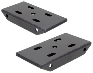 RockJock HD Leaf Spring Plates For Use w/ 2in Springs Jeep CJ Front Pair