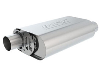 Borla CrateMuffler 2.25in Offset-In/Offset-Out in S-Typein Stock Sbf 289/302/351