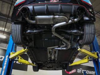 aFe Hyundai Veloster N 21-22 L4-2.0L (t) Takeda Cat-Back Exhaust System- Black Tips