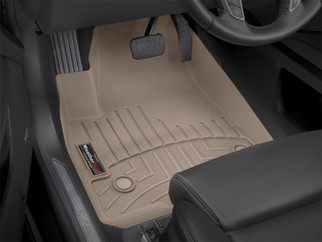 WeatherTech 2017+ Cadillac XT5 Front FloorLiner - Tan