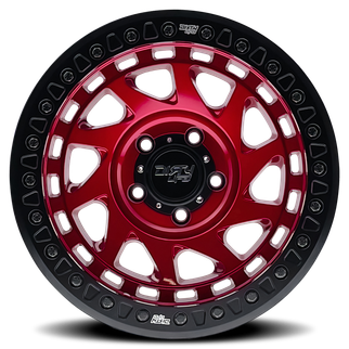 Dirty Life 9313 Enigma Race 17x9 / 6x139.7 BP / -12mm Offset / 106mm Hub Crimson Candy Red Wheel