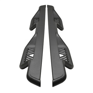 Westin 14-18 Chevrolet Silverado/GMC Sierra Crew Cab Outlaw Nerf Step Bars (Excl. Diesel) -Text. Blk