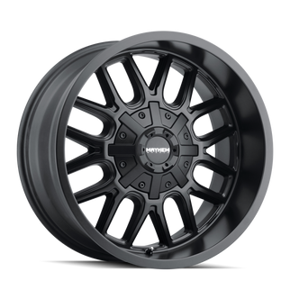 Mayhem 8107 Cogent 17x9 / 5x127 BP / -12mm Offset / 87.1mm Hub Matte Black Wheel