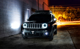 Oracle Jeep Renegade 15-20 Halo Kit - ColorSHIFT w/ Simple Controller
