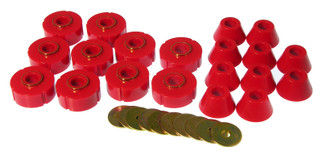 Prothane 78-80 Chevy K10 Blazer Body Mount Kit - Red