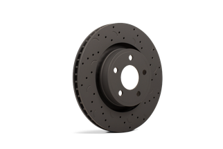 Hawk Talon 2010 Lexus HS250h Drilled and Slotted Front Brake Rotor Set