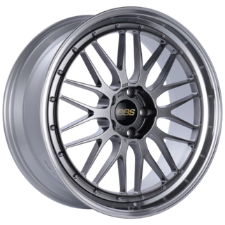 BBS LM 20x10.5 5x114.3 ET35 Diamond Black / Diamond Cut Lip Wheel PFS/Clip Required