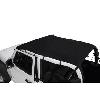 Rampage 2018-2019 Jeep Wrangler(JL) Unlimited Sport 4-Door California Ext. Brief-OE Style - Black