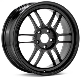 Enkei RPF1 17x7.5 5x100 48mm Offset 73mm Bore Matte Black Wheel  02-10 WRX & 04 STI (MOQ 40)