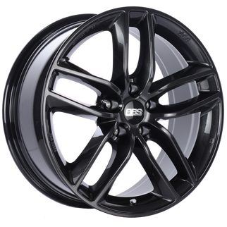 BBS SX 17x7.5 5x112 ET35 Crystal Black Wheel -82mm PFS/Clip Required