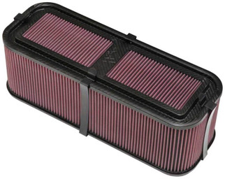 K&N Custom Racing Assembly 19in x 6.5in Carbon Fiber Air Filter