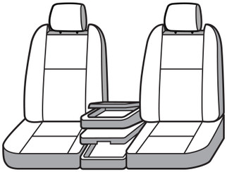Covercraft 13-18 Dodge Ram Endura PrecisionFit Custom Front Row Seat Covers - Charcoal/Charcoal