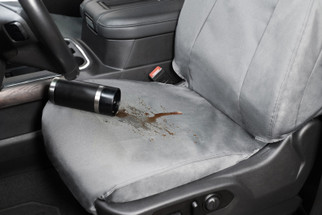 Covercraft 11-24 Dodge Ram Waterproof Polyester SeatSaver Custom Second Row Seat Covers - Grey
