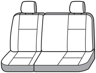 Covercraft 17-24 Nissan Armada Endura PrecisionFit Custom Third Row Seat Covers - Charcoal/Charcoal
