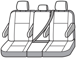 Covercraft 21-24 Toyota Sienna Carhartt SeatSaver Custom Second Row Seat Covers - Gravel