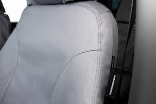 Covercraft 04-06 Dodge Sprinter Polycotton SeatSaver Custom Front Row Seat Covers - Grey