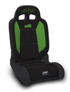 PRP EnduroDaily Reclining Suspension Seat - Black/Green Tweed - Driver