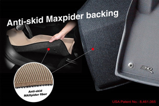 3D MAXpider 18-23 Chevrolet Traverse 7-Seat Maxtrac Black R1 R2 R3