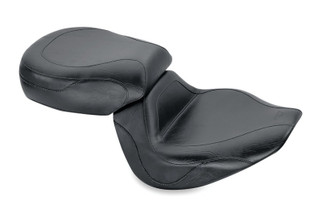 Mustang 02-03 Yamaha Road Star Warrior 1700 Sport Touring 1PC Seat - Black