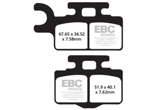 EBC 00-24 Kawasaki KX 65 Front Left FA-SFA-X Brake Pads