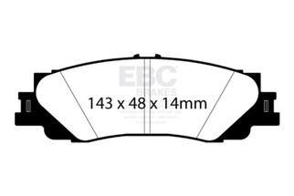 EBC 2022+ Lexus LX600 3.5TT Yellowstuff Rear Brake Pads