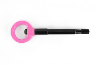 PERRIN 08-14 Subaru WRX/STI (Sedan) / 20-25 Outback All Models Tow Hook Kit (Rear) - Hyper Pink