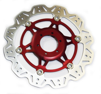 EBC 99-03 Honda CBR 1100 XX Blackbird Front Left/Right Vee Floating Red Rotor