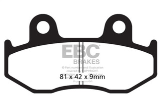 EBC 06-07 Yamaha YFZ 450 Bill Balance Edition Rear Left FA-SFA-TT-X Brake Pads