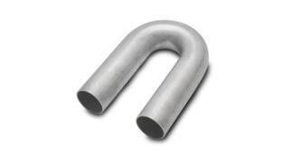 Vibrant 180 Degree Mandrel Bend 1.75in OD x 3.5in CLR 304 Stainless Steel Tubing