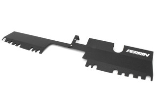 PERRIN 15-21 Subaru WRX/STI Radiator Shroud (With OEM Intake Scoop) - Black