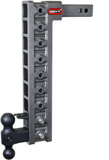 Gen-Y Mega Duty 2in Shank 20in Drop 10K Hitch w/Dual-Ball/Pintle Lock/Stabilizer Kit