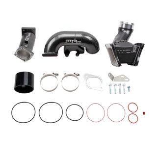 Wehrli 2007.5-2010 LMM Duramax High Flow 3in Y-Bridge Kit- Gloss Black