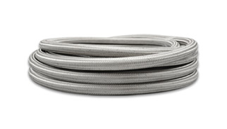 Vibrant -10 AN Stainless Steel Braided Flex Hose (150 Foot Roll)