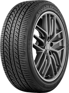 Yokohama Advan Sport A/S+ Tire - 255/45R19 104W