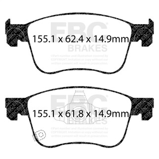 EBC 2018+ Honda Accord Sedan 1.5T Yellowstuff Front Brake Pads