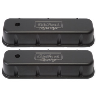 Edelbrock Valve Cover Victor Series Chevrolet 1965 and Later 396-502 V8 Tall Black