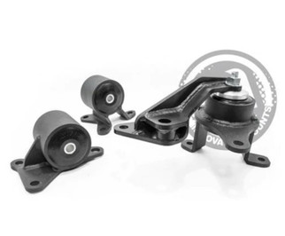 Innovative 98-02 Accord F-Series Black Steel Mounts 85A Bushings