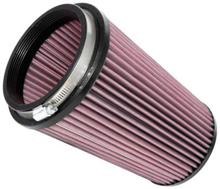 K&N Universal Clamp-On Air Filter 4-1/2in FLG / 5-7/8in B / 4-1/2in T / 8-3/8in H